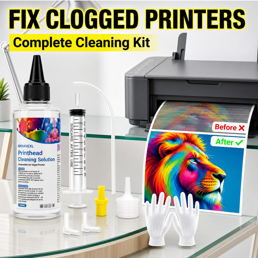 Sublimation Ink 100Ml - محلول تنظيف رأس الطباعة MIRAVEXL سعة