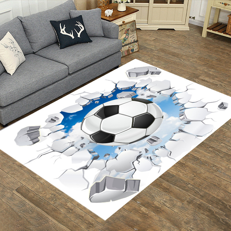 Commercial Wall Printing - سجادة مطبوعة ثلاثية الأبعاد بتصميم كسر