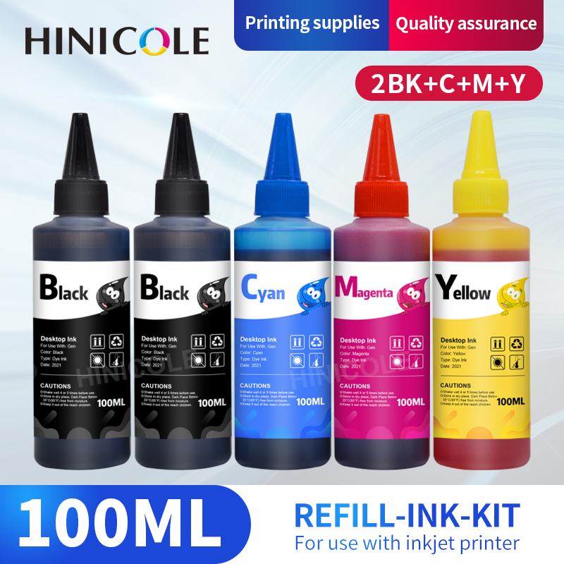 Sublimation Ink 100Ml - HINICOLE 100 مللي مجموعة حبر إعادة