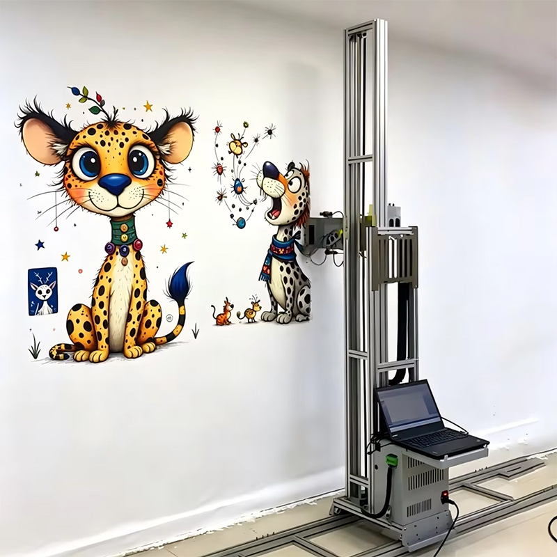 Commercial Wall Printing Machine - نظام طباعة عمودي مدمج، آلة طباعة