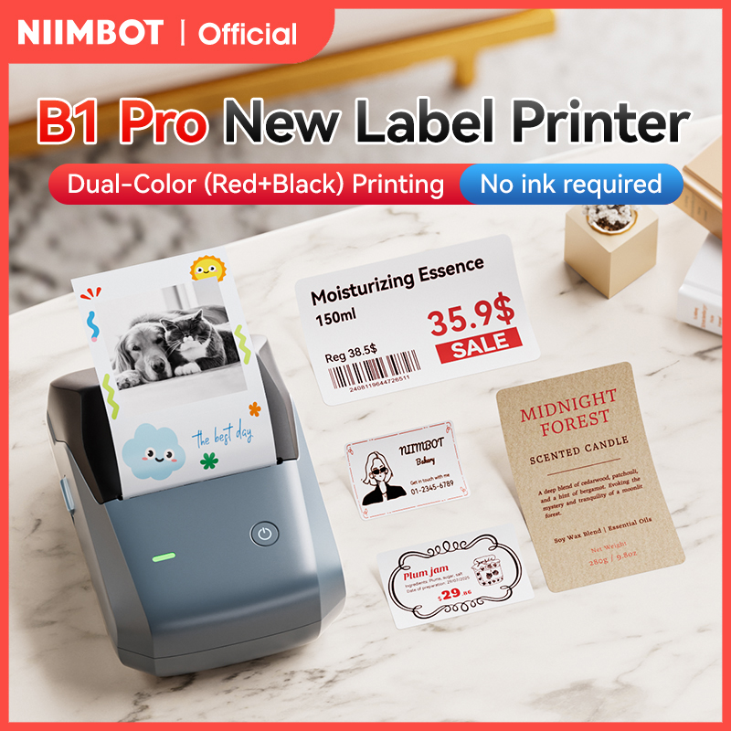طابعة ملصقات نيمبوت B1 برو بدق - مراجعة Commercial Printing Definition وسعره