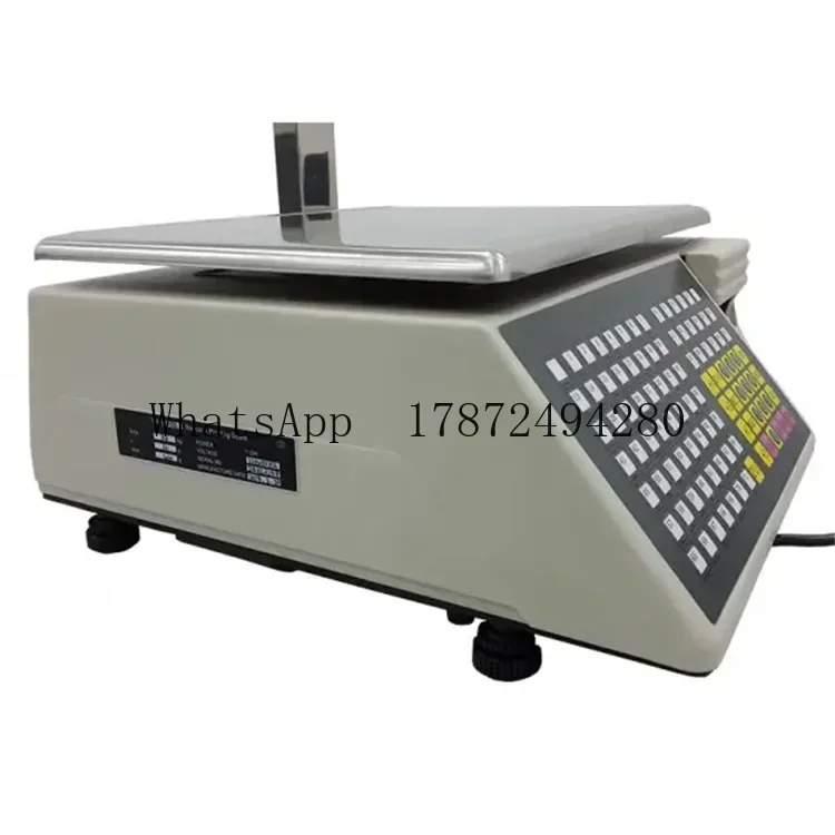 ميزان تجاري مع طابعة باركود، ج - مراجعة Commercial Printing Machine Price وسعره