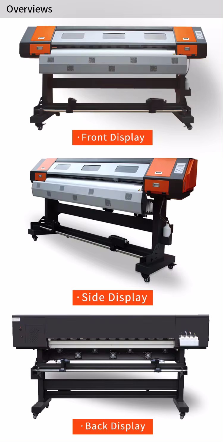1.8 متر طابعة الراسمة الفينيل  - مراجعة Commercial Printing Machine Price وسعره