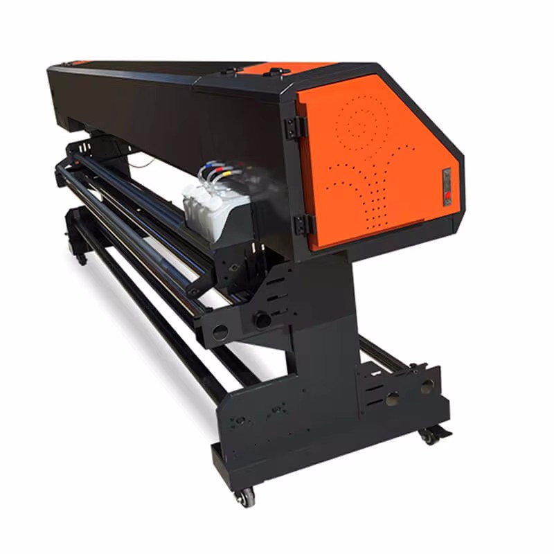 1.8 متر طابعة الراسمة الفينيل  - مراجعة Commercial Printing Machine Price وسعره